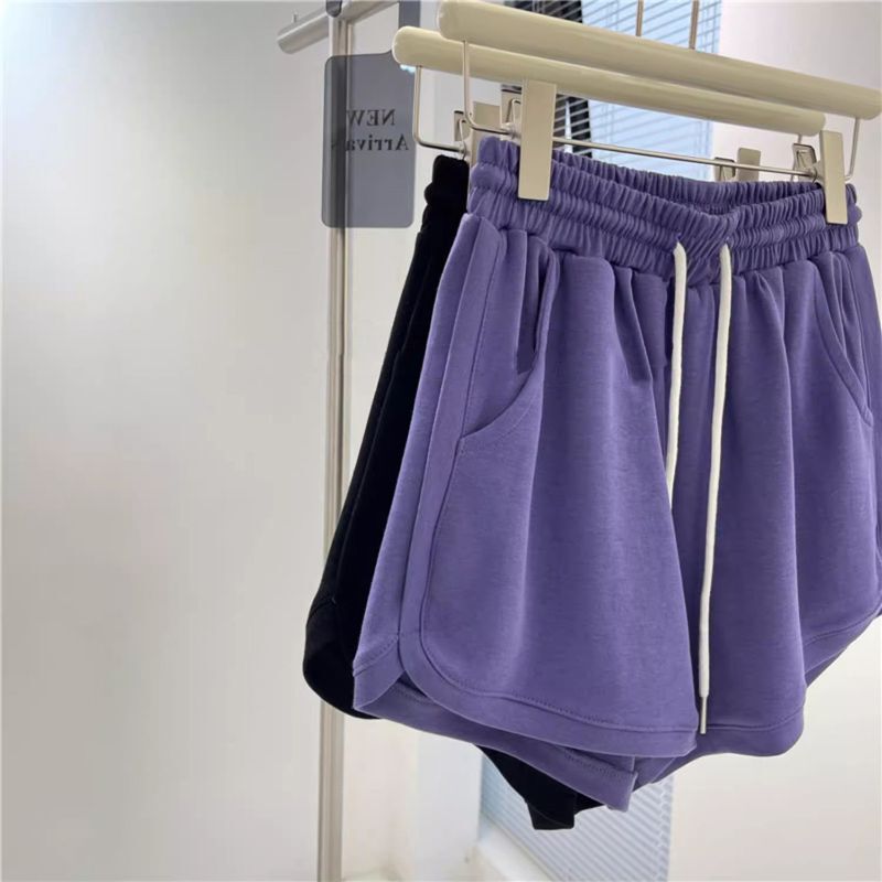 Summer Thin Casual Sports Shorts for Women, Petite Size, Home Sleepwear, Versatile Hot Pants, Trendy on Instagram Summer Thin Casual Sports Shorts for Women, Petite Size, Home Sleepwear, Versatile Hot Pants, Trendy on Instagram