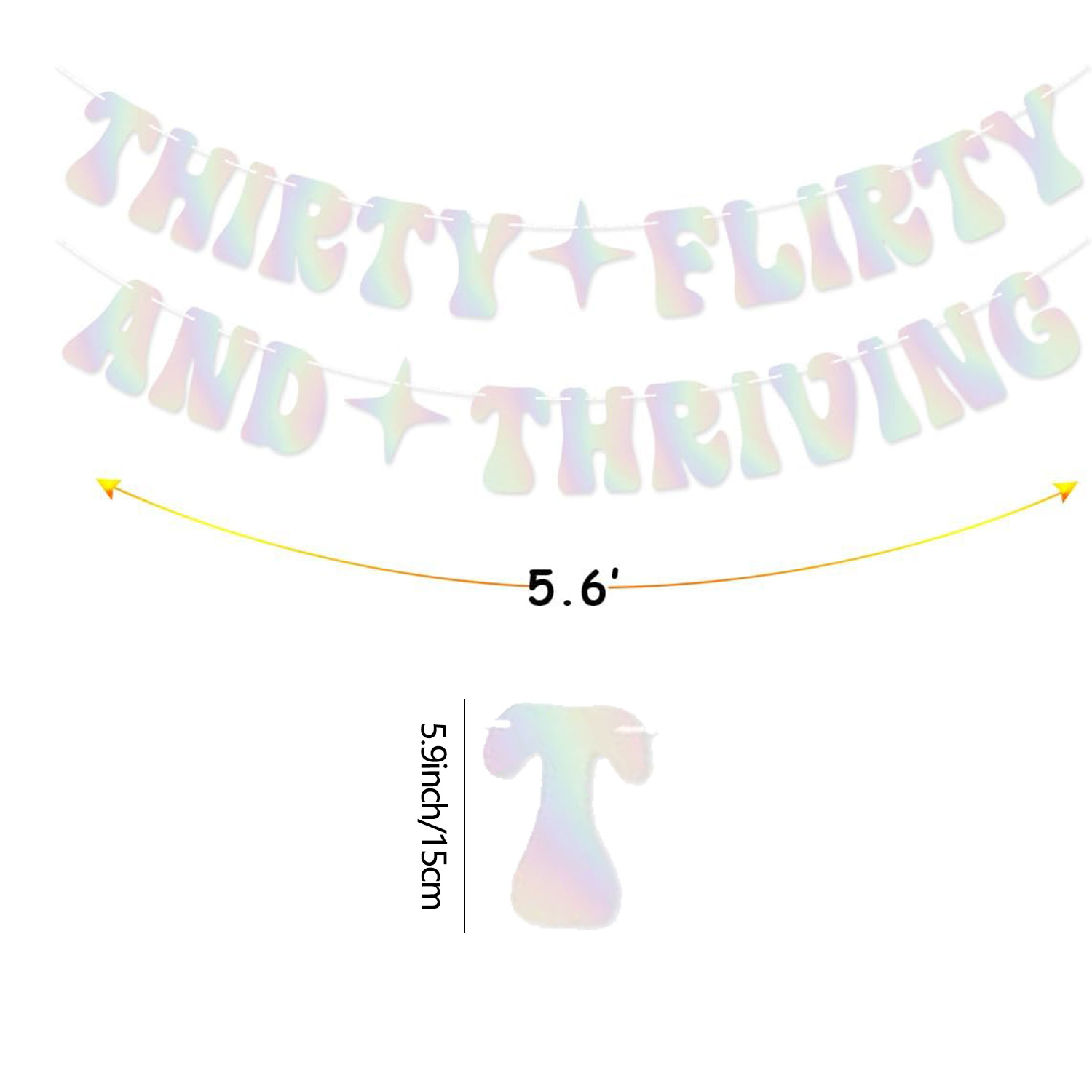 In My Thirties Era Papel de cebollas doradas Bandera Rosa Decoración de fiesta de cumpleaños de 30 años Banner de fotos