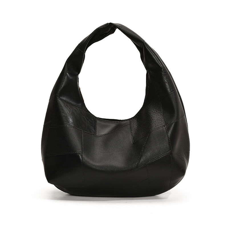 Bolsa de nube estilo minimal pliegue de la axila de la niña pliegue bolsa grande 2025 principios de primavera nuevo bolso de hombro mujer