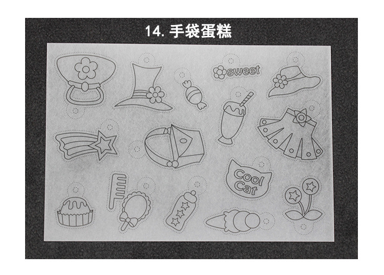 充填熱収縮シートshrinky dinks手作りDIY部品収縮シートスライス熱収縮シートクロスボーダー|undefined