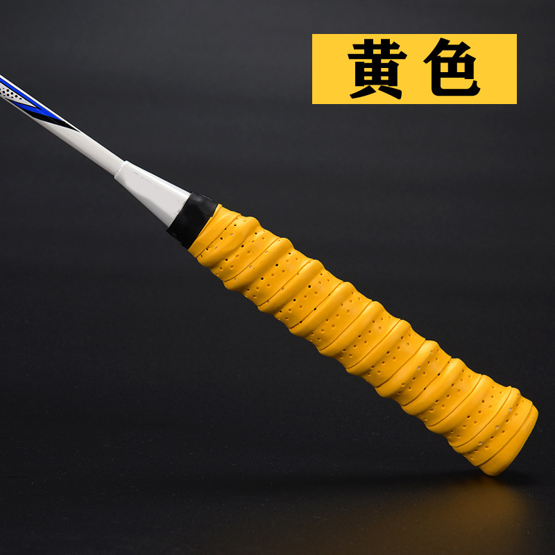 Pegamento de mano de quilla Pegamento de mano de bádminton Cinturón antideslizante Cinturón de mango Cinturón de absorción de sudor Baña de pescar de tenis Cinturón de mango de raqueta de bádminton image 12