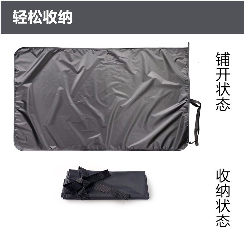 Car Trunk Mat for Ride-Hailing Drivers, Foldable Car Mat, Waterproof and Dirt-Resistant Trunk Mat