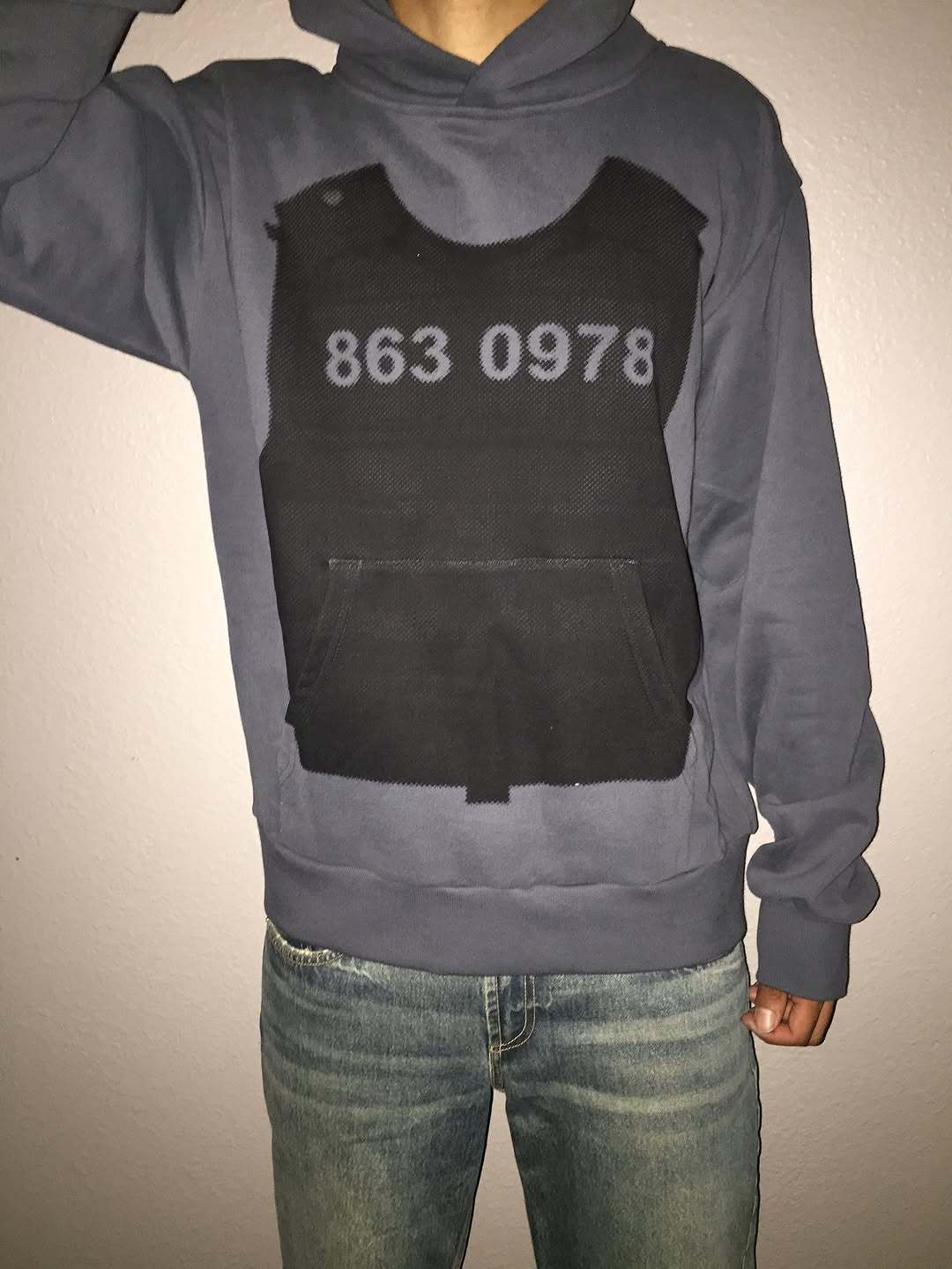 Men's Retro Hoodie With Graphic Print Long Sleeve Pullover_voghion.com