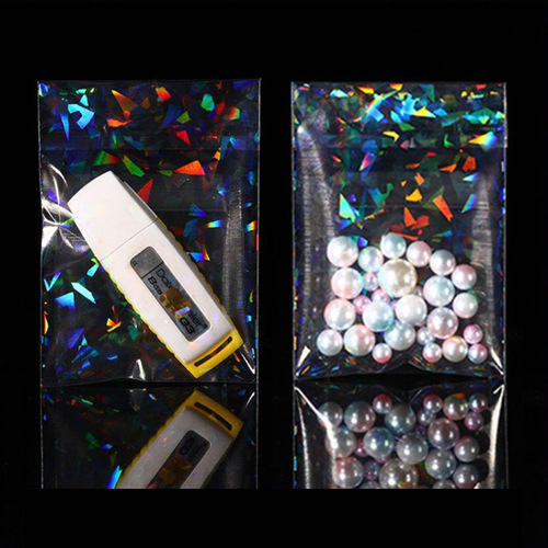Fragment laser self-adhesive bag OPP transparent self-adhesive laser self-sealing plastic bag Small bag 50 price