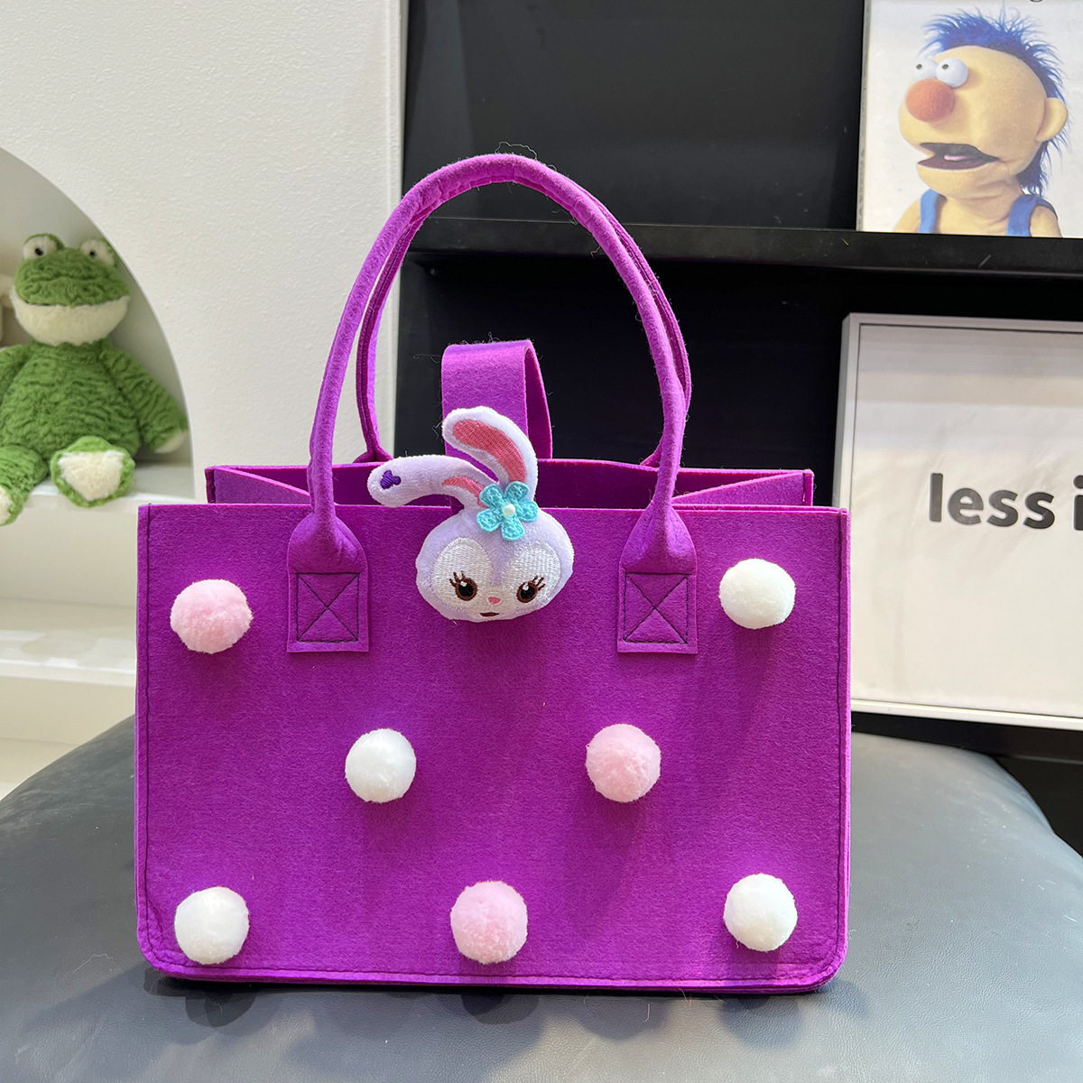 도로 30*20*18 착용 두꺼운 보라색 별