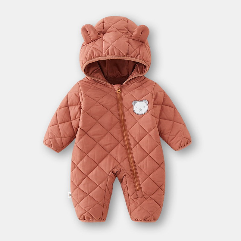Categoría A ropa de invierno para bebés para hombres y mujeres, monos acolchados, ropa de algodón, ropa para gatear para recién nacidos, ropa de algodón cálida para salir
