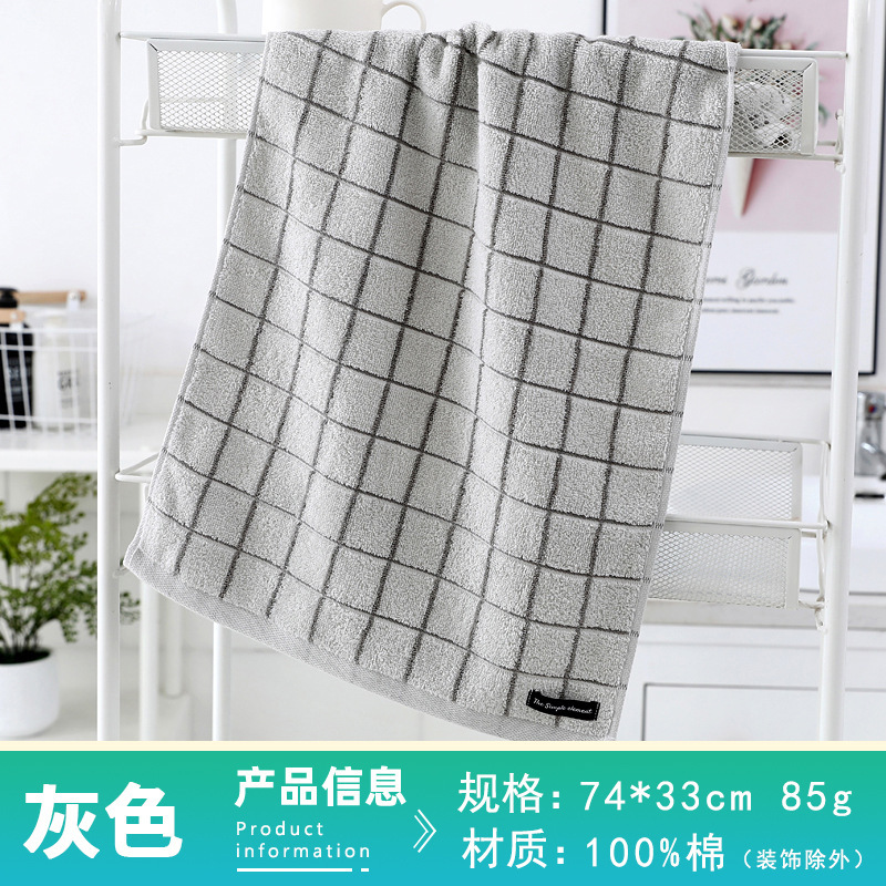 JELIA toallas de algodón puro engrosado no pierde cabello toallas de absorción antibacterianas para adultos algodón al por mayor logo bordado