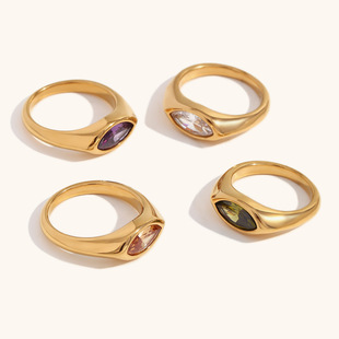 �W���羳���s�ٴ����Ʒ316l���P��18K���R���ʯӡ�½�ָŮ