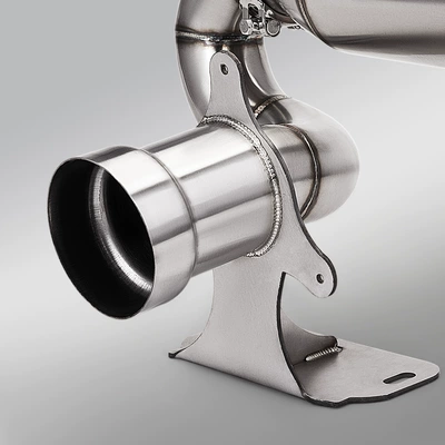 17-25, non-destructive installation, Motorcycle exhaust pipe