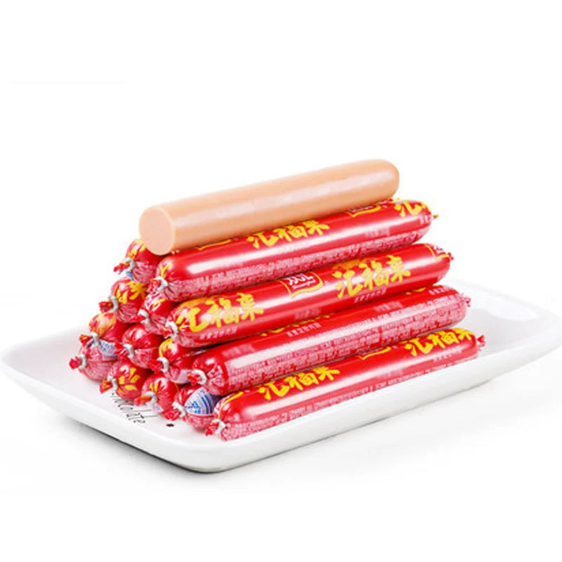 Shuanghui Huifulai ветчина колбаса целая коробка 28 г * 100 приготовленный крахмал закуски мясная колбаса оптом колбаса для барбекю