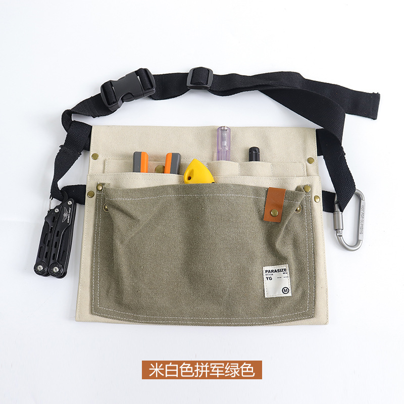 Lienzo grueso verde beige pinjun yb010