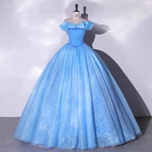Fantasy evening dress escape Princess pettiskirt vocal art exam dress temperament adult ceremony photography Mori evening dress