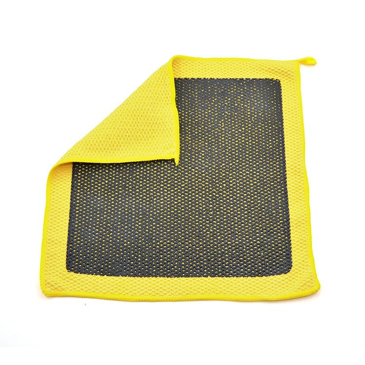 메쉬 노란색 진흙 천 30*30CM