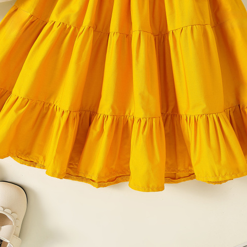 Samgamibaby外贸童装夏季洋气潮范套装时尚女童花边一字肩+半身裙