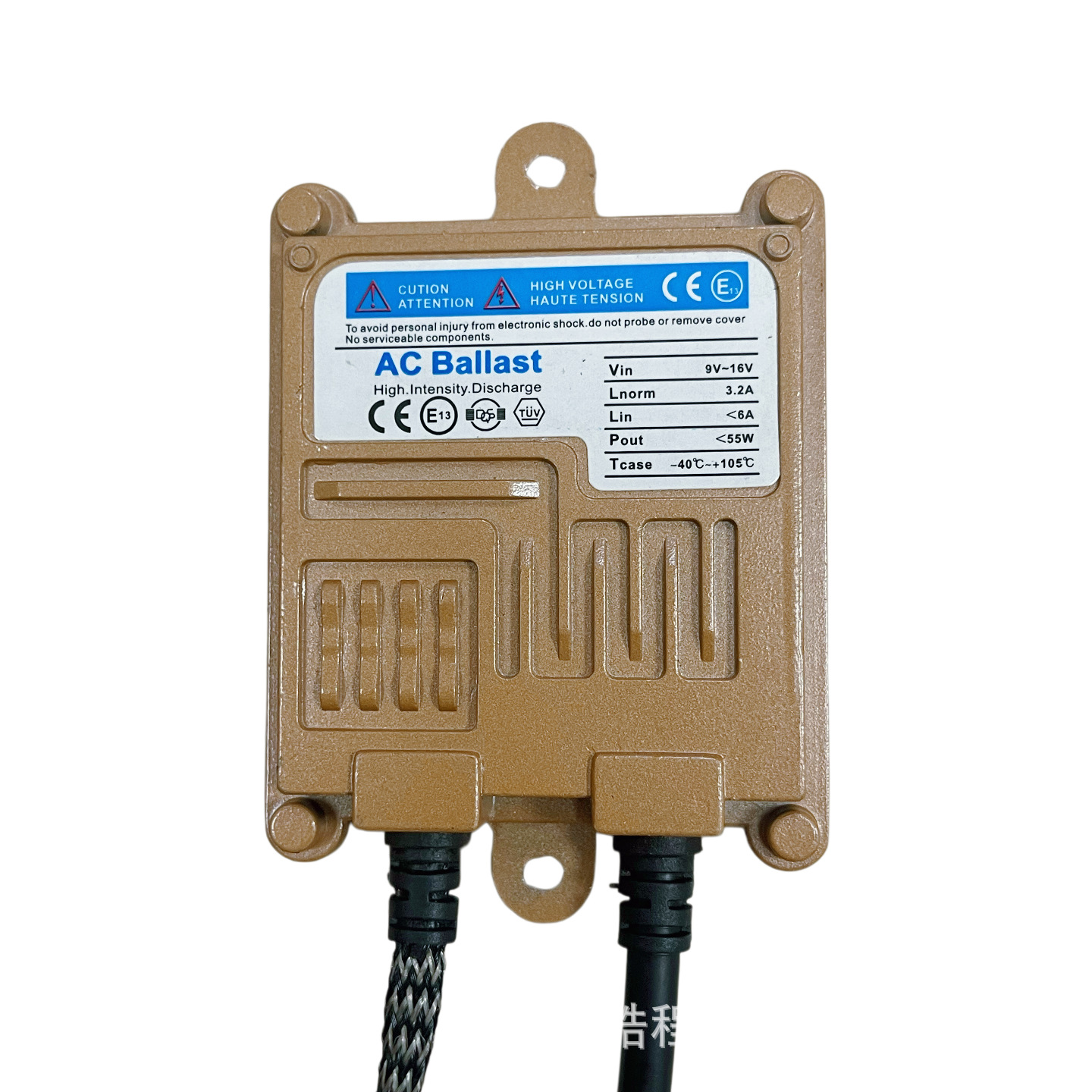 HID xenon lamp ballast, 55W, 12V, quick-start ballast, automotive xenon headlight starter