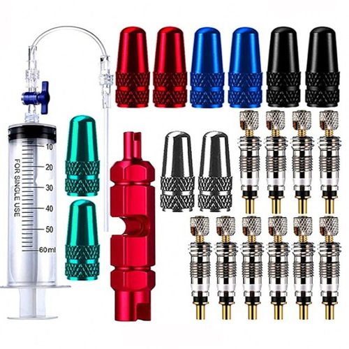 Cross-border mountain road bicycle vacuum patching liquid injection tool syringe tube French valve core wrench