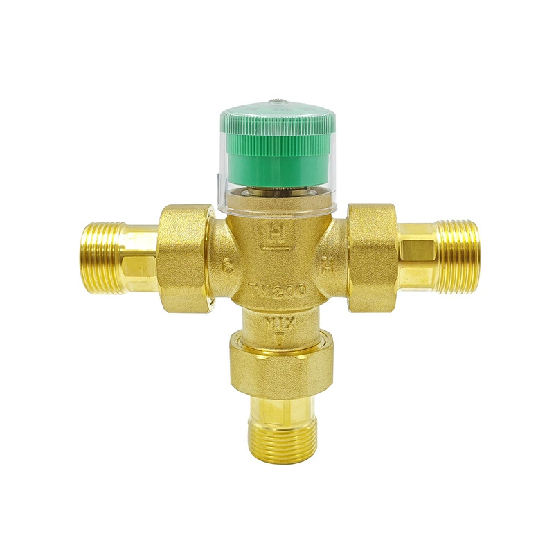 Constant temperature mixing valve for solar water heater, hot and cold water mixing valve wholesale for heating and domestic hot water supply