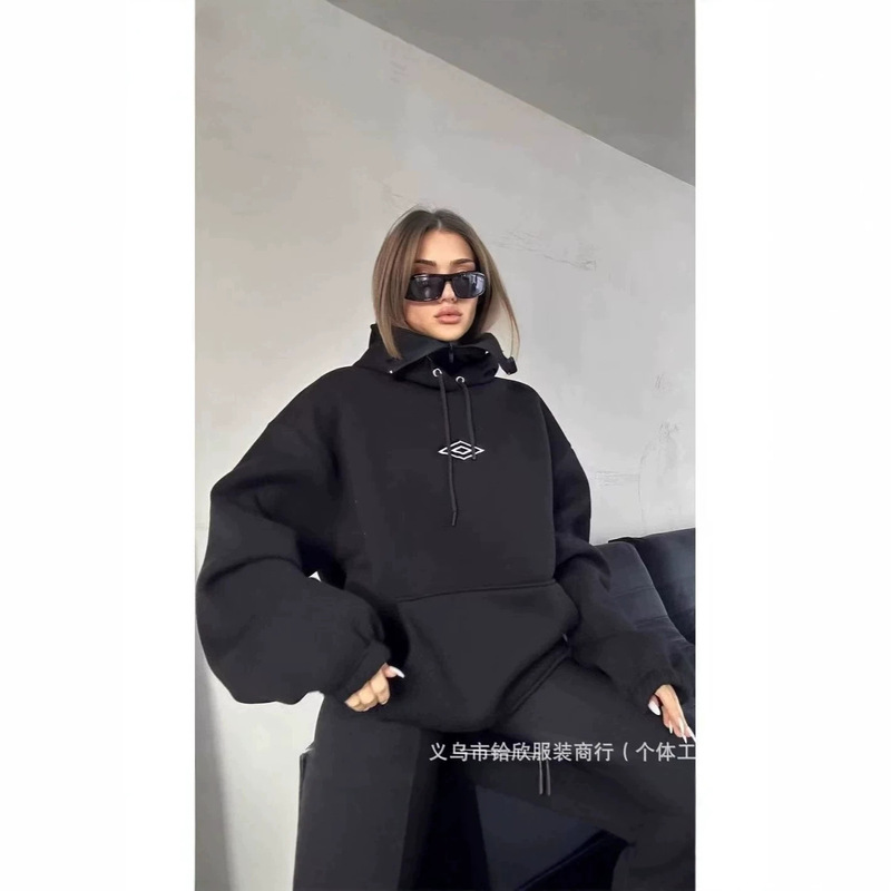 2025 American-style full-face zipper hoodie, ninja hoodie, Y2K retro long-sleeve sweatshirt, trendy hip-hop jacket