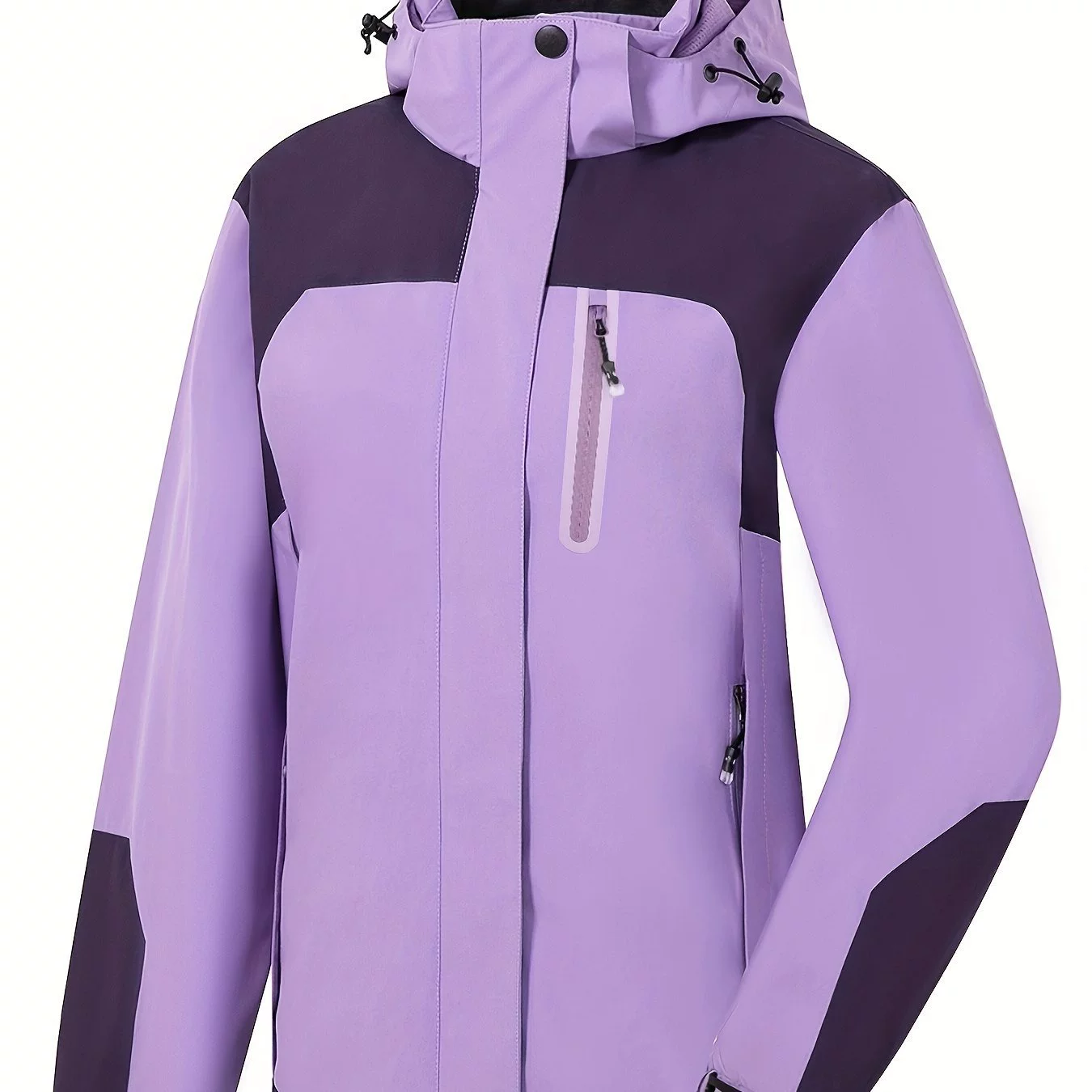 Women's Lightweight High Quality Rain Jacket with Removable