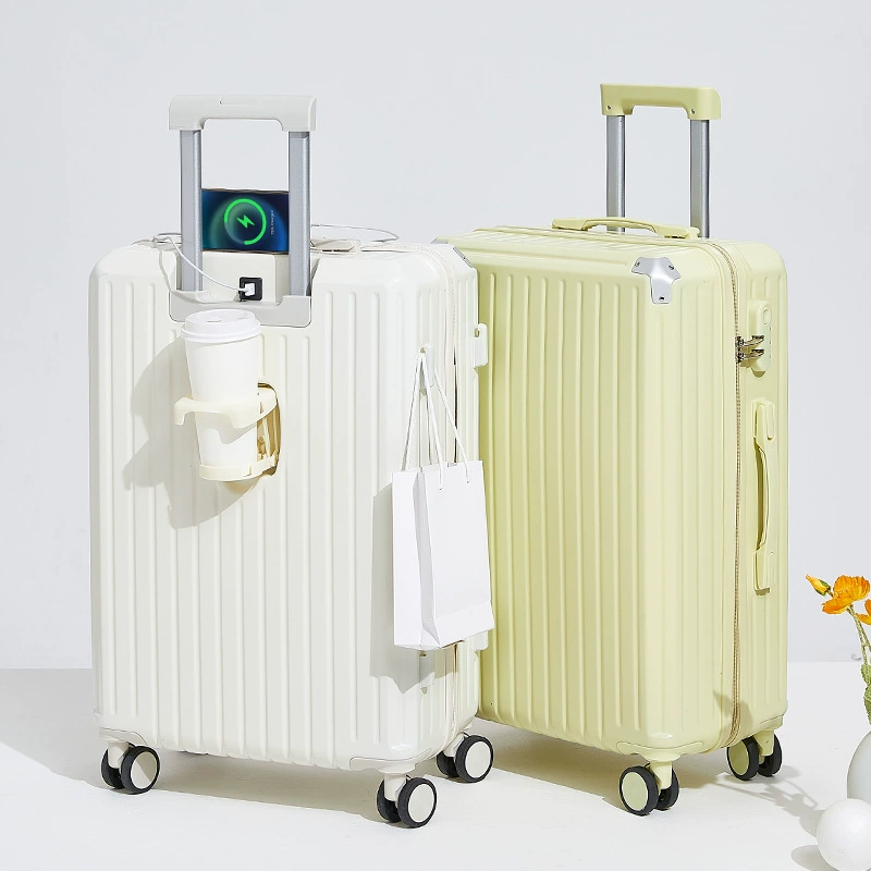Universal suitcase on wheels, capacious bag