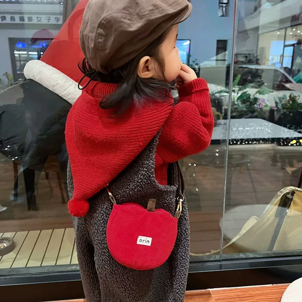 2027 New Model Children's Bags Cute Boys and Girls Baby New Year Lucky Money Red Envelope Crossbody Bag