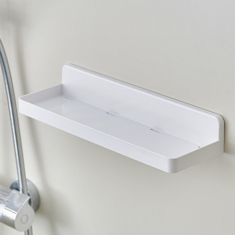 Bathroom Kitchen rack wall-mounted toilet bath toilet washstand punch-free wall long storage