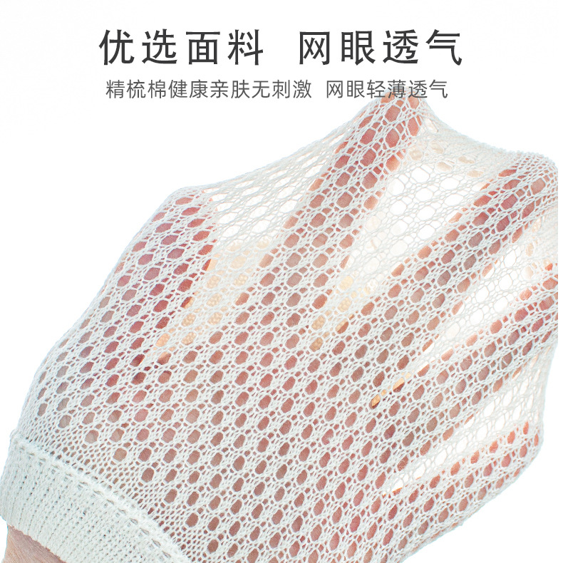 Baby knee pad summer thin baby anti-fall embroidered mesh crawling protective gear elastic sponge elbow pad
