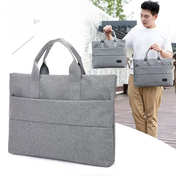 Factory wholesale new cross-border business casual fashion handbag laptop bag LOGO printed liner bag