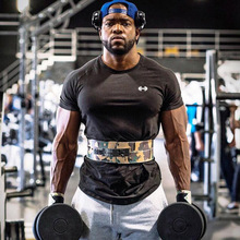 夏季健身弹力短袖男士紧身插肩袖美式速干透气训练服私人教练外贸