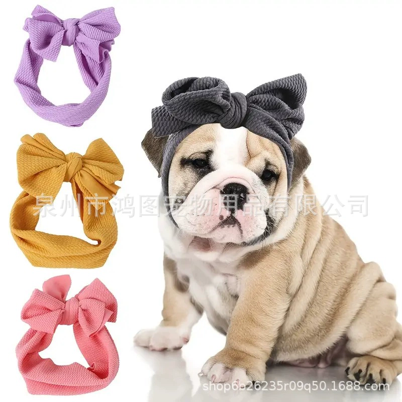 Amazon трансграничные новые домашние животные фестиваль одеваются в бантик головной убор кошки собаки смешные принадлежности многоцветный головной убор