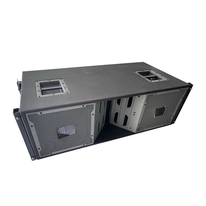 Doble altavoz de matriz de línea de 12 pulgadas Frecuencia de tres puntos altavoz de matriz de línea rendimiento de escenario Grande audio auditorio enseñanza audio