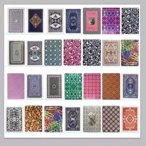 Wanshengda fishing playing cards various models magic props playing cards can be seen on the back of glasses [1 pair]]
