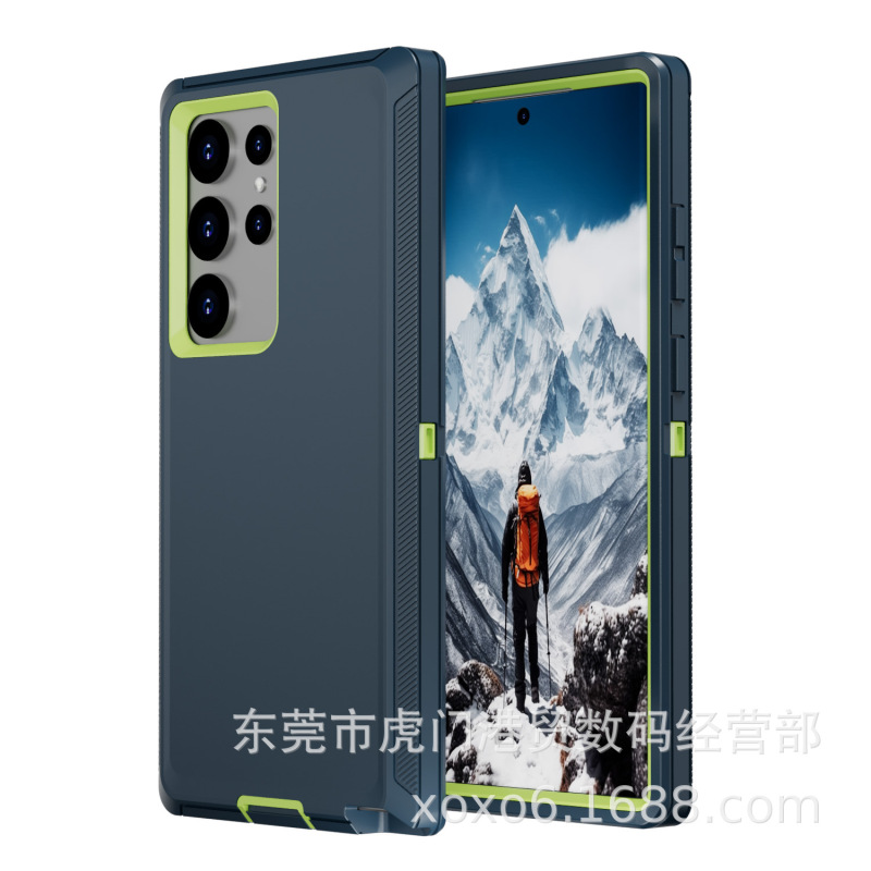 Defender Samsung S23/S23Plus/S23Ultra 3 耐衝撃電話ケース落下防止保護カバーフルパッケージに適しています。|undefined