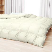 8H白鸭绒冬被抗菌全棉羽绒被子加厚保暖春秋被纯棉被芯四季用