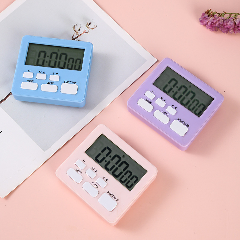 207 cocina multi-función de Cuenta atrás positiva reloj despertador electrónico de gestión de tiempo Digital cronómetro temporizador de Cuenta atrás