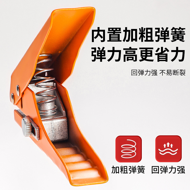 Carpintería multifuncional barra de sellado de borde pinzas de perforación de tarjetas de PVC de hierro completo ahorro de mano de obra de 8mm agujero redondo barra de sellado de borde pinzas de perforación