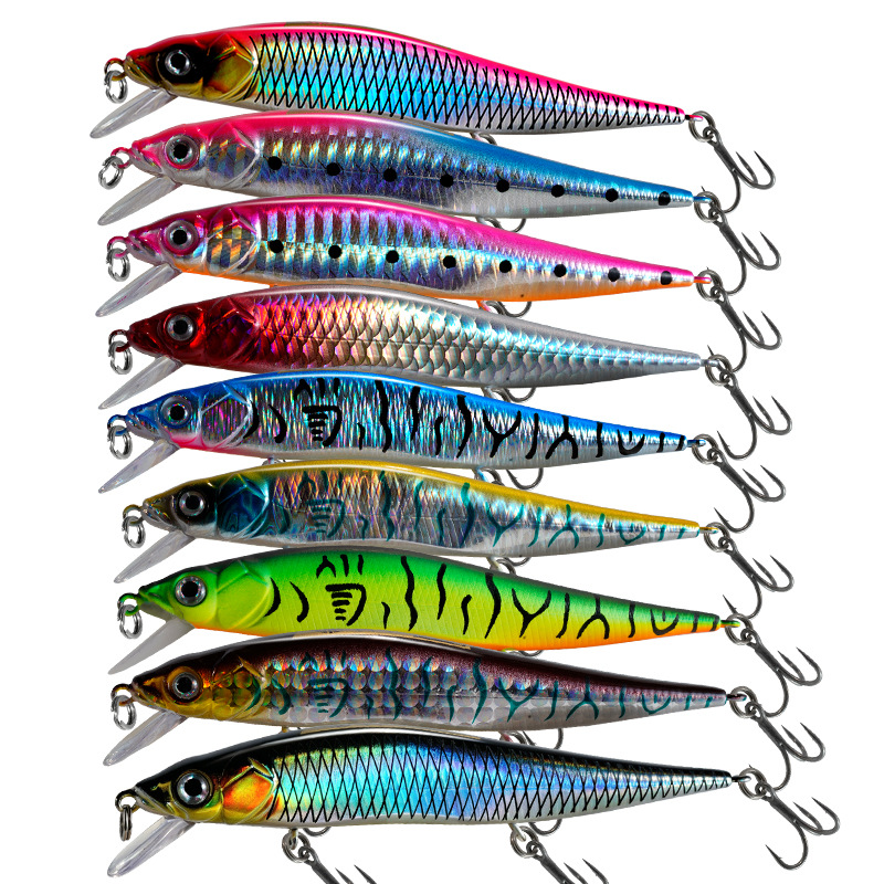 Transfronterizo oneTengMino 9.5 / 12.5G ajustable extracción de cebo biónico falso cebo luya cebo ultra-remota lanzamiento de la boca del pescado image 5