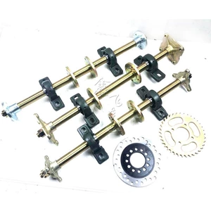 DIY four-wheel off-road motorcycle box, go-kart, and beach buggy accessories: 60/80CM rear axle and rear bridge flange bearings