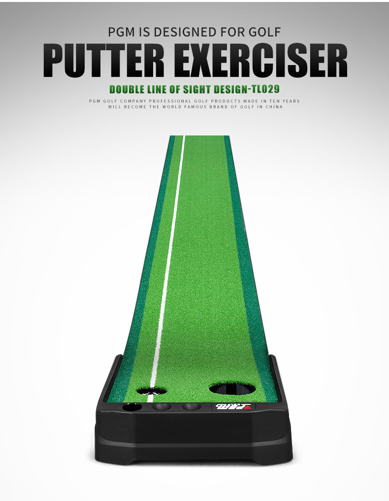 Bộ dụng cụ tập golf mini PGM tự động hồi bóng, 2 lỗ, dài 3m, tập gạt bóng trong nhà — TL029-(Phiên bản sân cỏ) 3M lỗ đôi tự động trả lại bóng thực hành, TL029 (Phiên bản sân cỏ) 3M lỗ đôi tự động trả lại bóng 3 quả bóng trắng 3 quả Bóng Xốp, TL029 (Phiên bản sân cỏ) 3M lỗ đôi tự động trả lại bóng 3 quả bóng trắng 3 quả bóng bọt biển, TL029-(Phiên bản nhung pha lê) lỗ đôi 3m Tự động trả lại bóng thực hành chi tiết 12