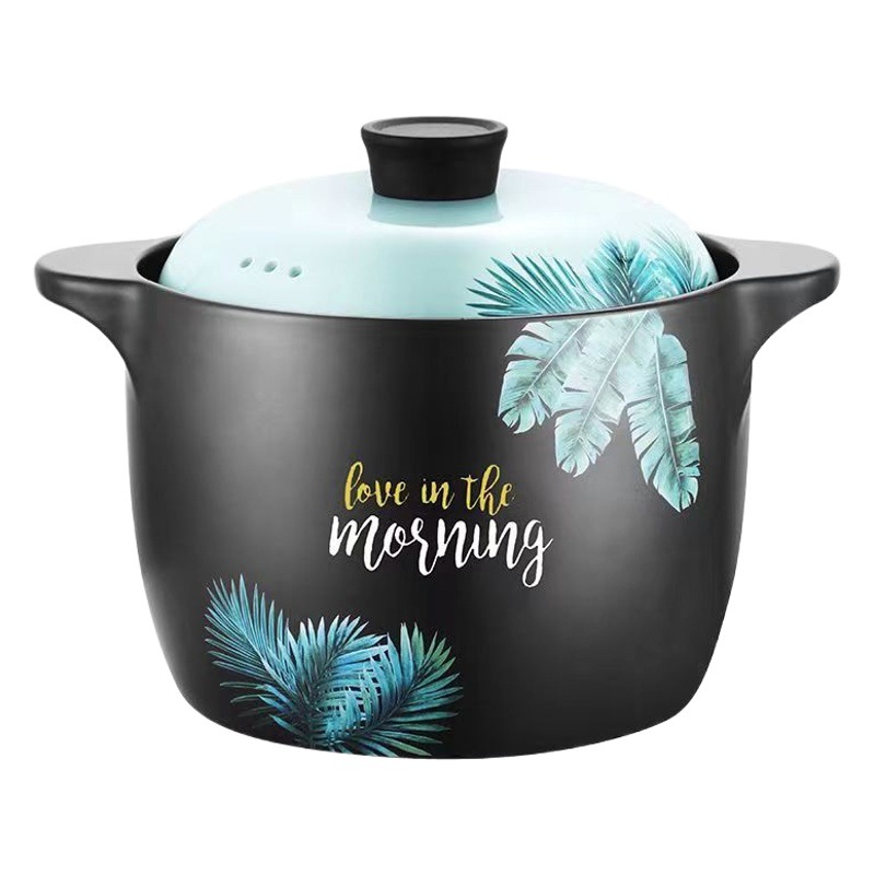 Estilo coreano applique cazuela estofado olla de gran capacidad de alta temperatura resistente a la sopa olla gachas fuego abierto de gas cerámica salud olla de piedra