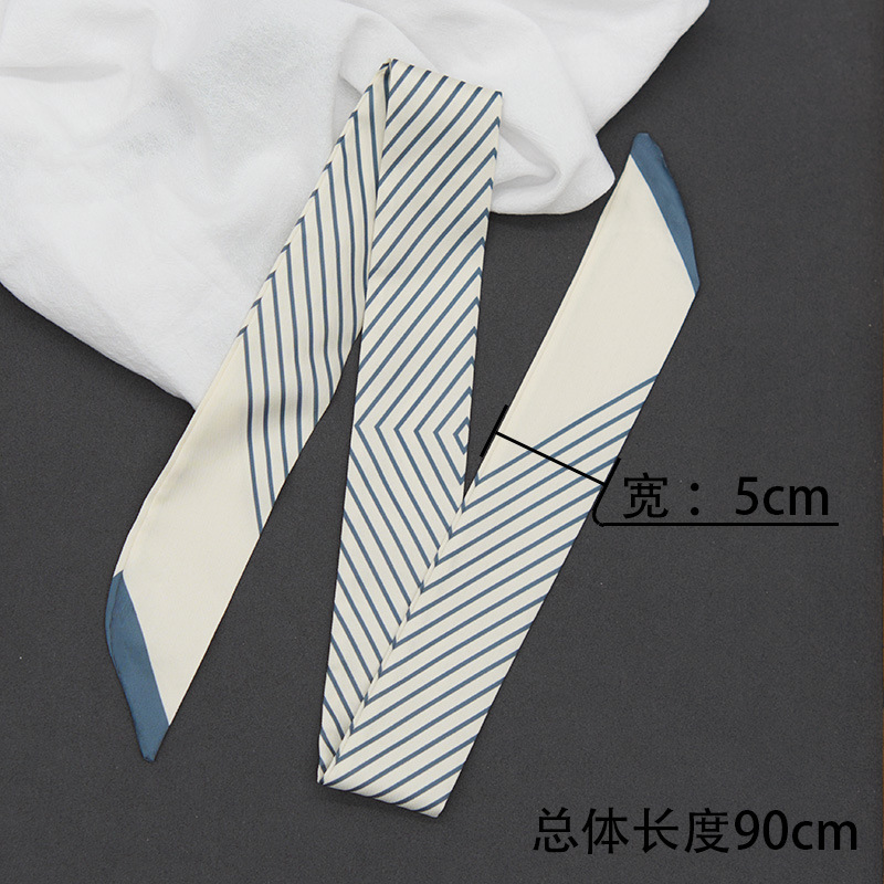 Una pieza de cabello combinado con mano coreana francesa joyería de bolsas de pañuelo largo joyería de cabello correa larga correa de cabello