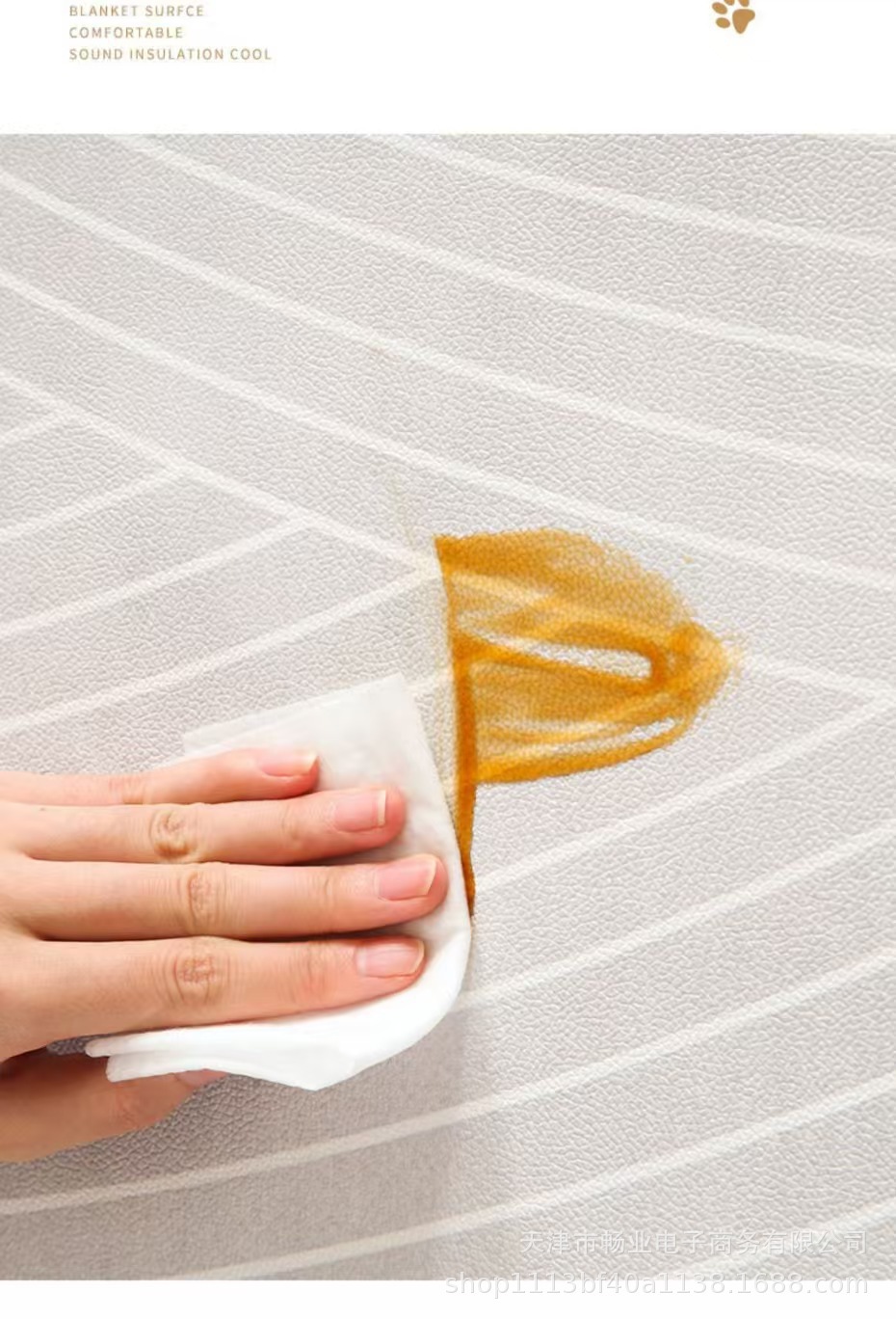 Minimalist wabi-sabi style living room floor mat, coffee table rug, PVC waterproof mat, washable and easy-to-clean carpet, non-slip PU leather