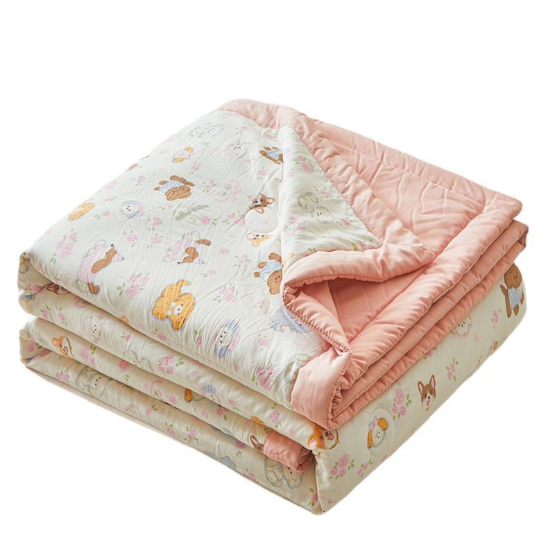 Una colcha de algodón de grado materno e infantil de Xinjiang, colcha de aire acondicionado central, colcha de verano, lavable a máquina, dormitorio de verano, colcha fresca de verano