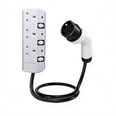 Elektrikli avtomobil şarj stansiyaları – British standard discharge power adapter - 10m-european-standard-discharge-gun-british-standard-power-strip-storage-bag