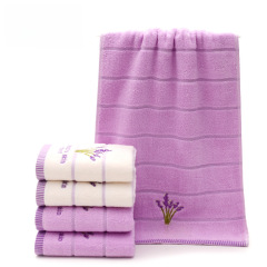 新款香熏棉32股薰衣草香味毛巾創意刺繡洗臉巾吸水禮品廣告回禮