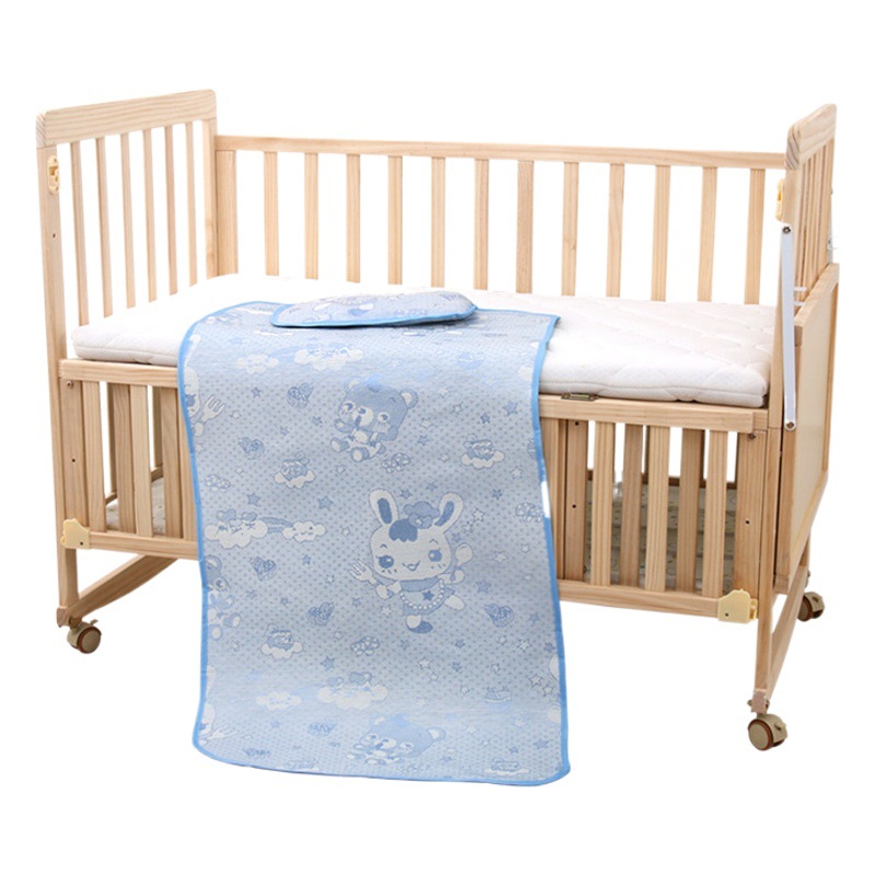Ready-Made Crib Mat, Sweat-Absorbent and Breathable Ice Silk Mat, Baby Mat, Piano Mat, Kindergarten Nap Mat, Printable
