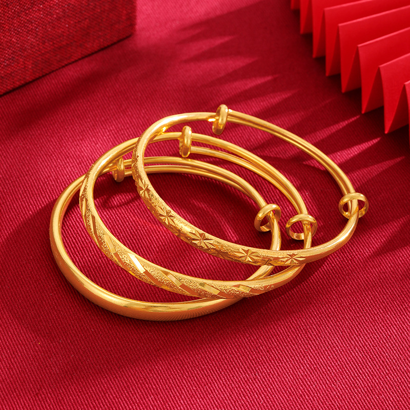 Cielo estrellado Push-Pull arena oro Push-Pull pulsera lluvia de meteoros pulsera de las mujeres fábrica brillante al por mayor joyería de estilo chino