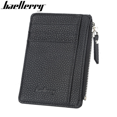baellerry men's and women's card holder Korean style simple multi-card slot driver's license card holder versatile thin bank card holder