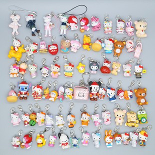 Hot sale wholesale mini small KT cat shrimp clasp cute Hello Kitty diy pendant bracelet necklace bag decoration
