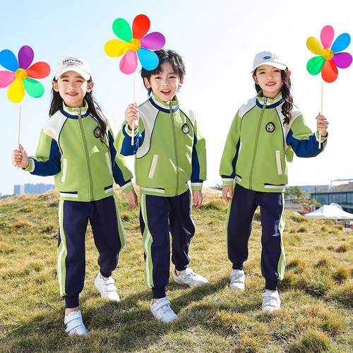 Summer and Autumn New Student Uniform Set for Primary and Middle Schools, British Style Kindergarten Uniforms, Sports Meet Group Class Uniforms, Sports Clothes